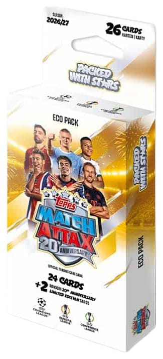 UEFA Club Competition Match Attax 2026/27 Sammelkarten Eco Pack