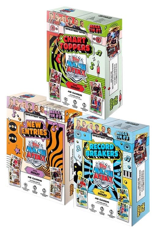 UEFA Club Competition Match Attax 2026/27 Sammelkarten Greatest Hits Mega Tin