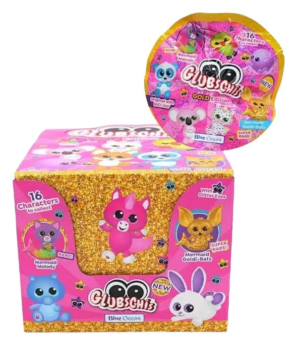 Glubschis Minifiguren Serie 7 Gold Edition Display (20)
