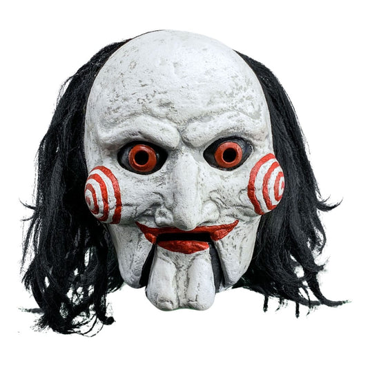 Saw Latex-Maske mit Kunsthaar Billy Puppet Moving Mouth