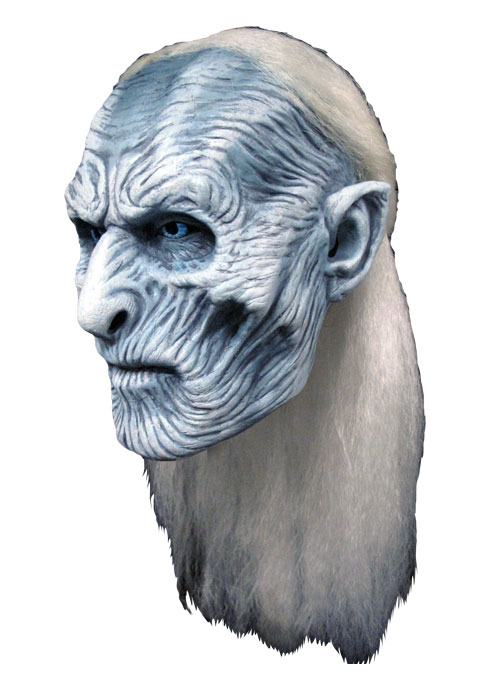 Game of Thrones Latex-Maske mit Kunsthaar White Walker