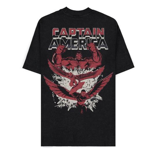 Captain America Brave New World T-Shirt 3 Heroes  Größe S