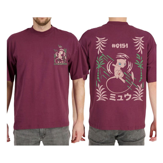 Pokémon T-Shirt Bordeaux Mew Größe XL