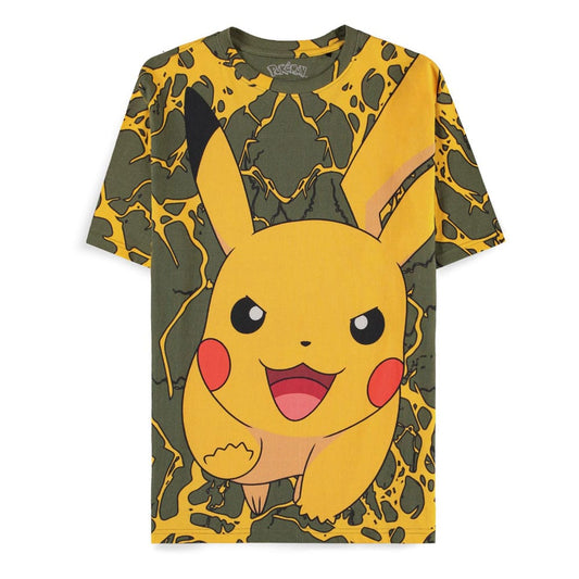 Pokemon T-Shirt Pikachu Lightning Größe M