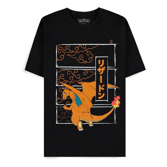 Pokémon T-Shirt Glurak   Größe L