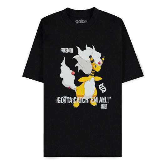 Pokémon Mega Evolutions T-Shirt Mega Ampharos Gotta Catch Em All Größe XL