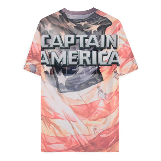 Captain America Brave New World T-Shirt Digital American Größe M