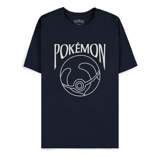 Pokémon T-Shirt Navy Heal Ball Größe S
