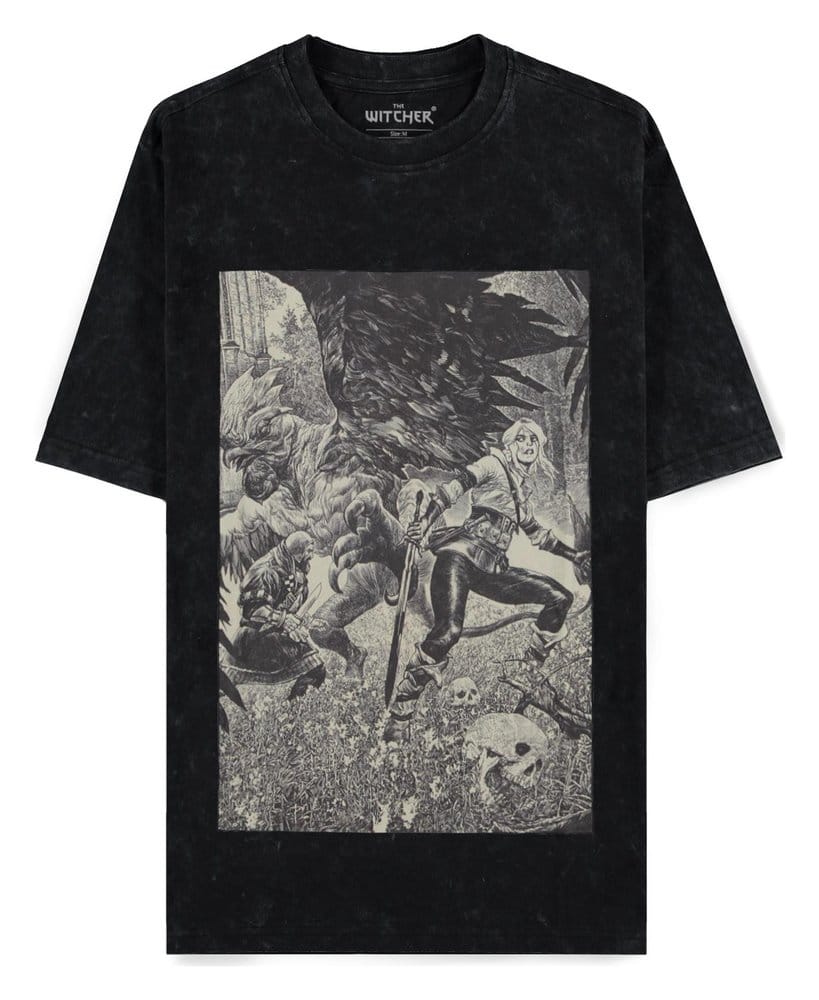 The Witcher T-Shirt Ciri and the Basilisk XL
