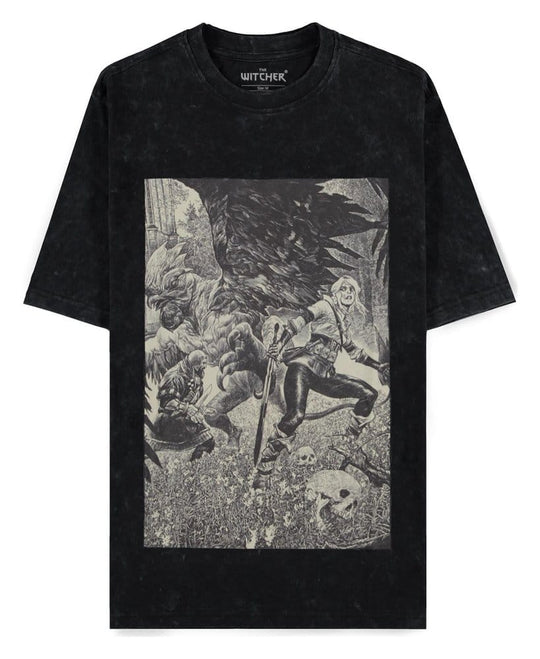 The Witcher T-Shirt Ciri and the Basilisk M