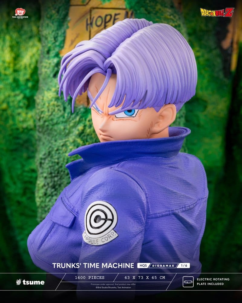 Dragon Ball Z HQS Dioramax Figur 1/6 Trunks' Time Machine