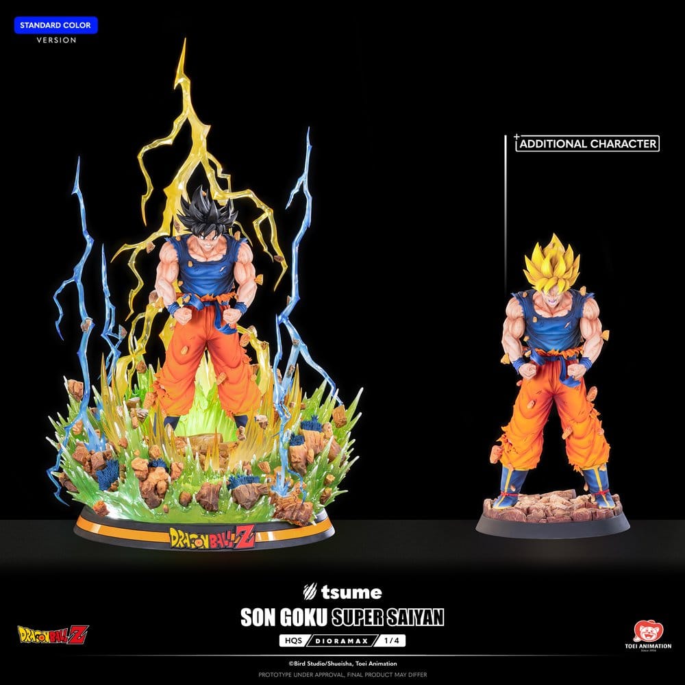 Dragon Ball Z HQS Dioramax Figur 1/4 Son Goku Super Saiyan 51 cm
