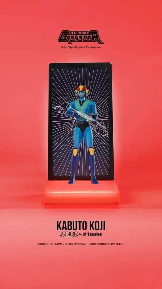 Grendizer Neon Figur 1/9 Kabuto Koji - Alcor 25 cm
