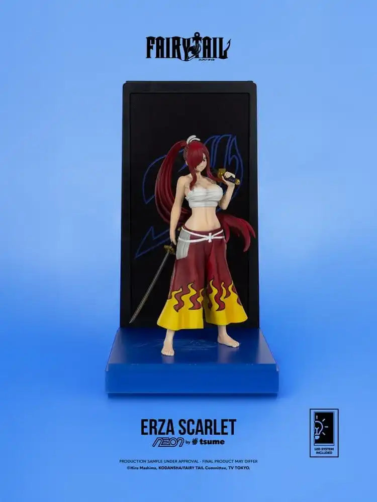 Fairy Tail Neon Figur 1/9 Erza Scarlet 25 cm