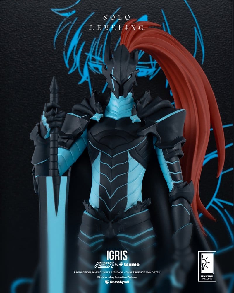 Solo Leveling Neon Figur 1/9 Igris 20 cm