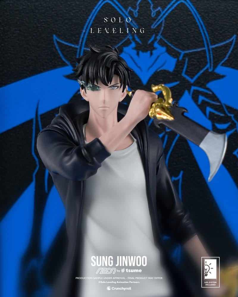 Solo Leveling Neon Figur 1/9 Sung Jinwoo 20 cm