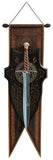 Herr der Ringe Museum Collection Replik Stich Schwert (Blaue Klinge)
