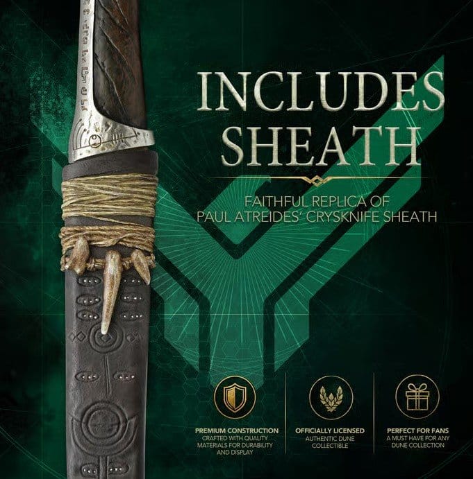 Dune Replik 1/1 Paul Atreides Crysknife (Dune Part II) 49 cm