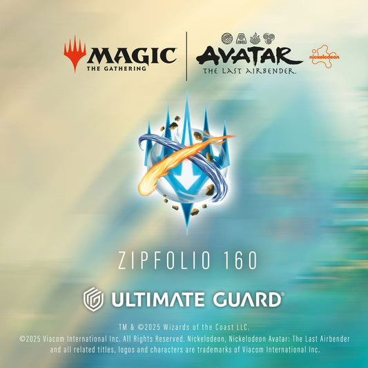 Ultimate Guard Zipfolio 160 Xenoskin Magic: The Gathering | Avatar: The Last Airbender - Mana Symbol Blue