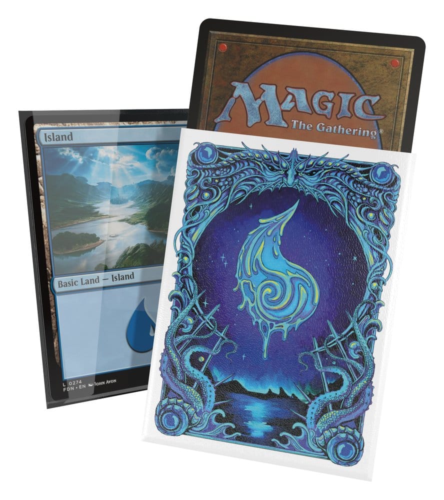 Ultimate Guard Art Sleeves Magic: The Gathering  "Mana Token" - Island