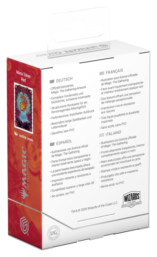 Ultimate Guard Art Sleeves Magic: The Gathering  "Mana Token" - Mountain