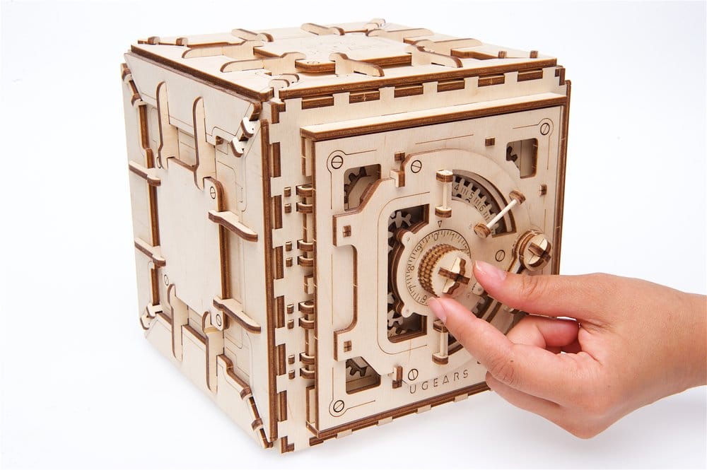 Ugears Modellbausatz aus Holz Tresor