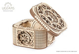 Ugears Modellbausatz aus Holz Schatzkästchen