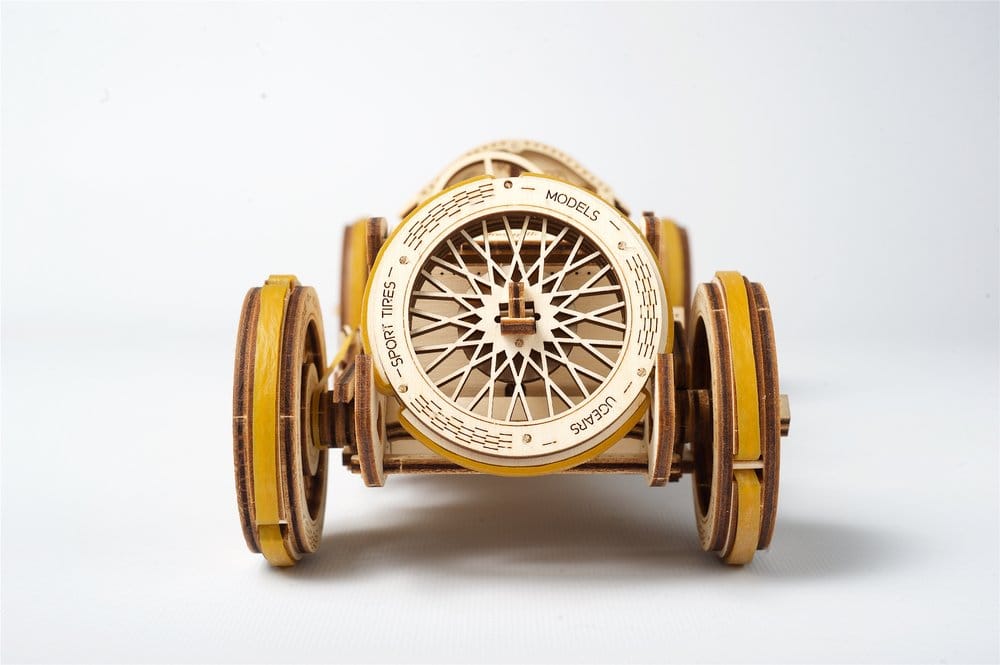 Ugears Modellbausatz aus Holz U-9 Grand Prix Auto