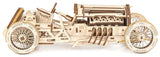 Ugears Modellbausatz aus Holz U-9 Grand Prix Auto