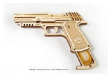 Ugears Modellbausatz aus Holz Wolf-01 Handfeuerwaffe