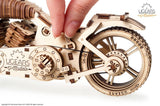 Ugears Modellbausatz aus Holz Motorrad VM-02