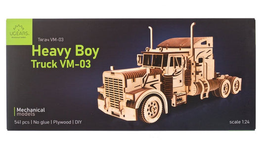 Ugears Modellbausatz aus Holz Heavy Boy Truck VM-03