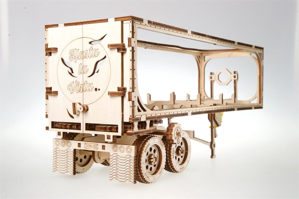 Ugears Modellbausatz aus Holz Anhänger für Heavy Boy Truck VM-03