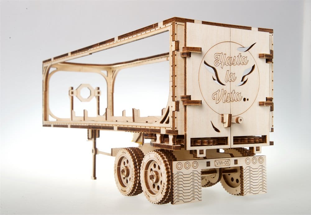 Ugears Modellbausatz aus Holz Anhänger für Heavy Boy Truck VM-03