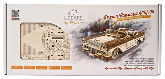 Ugears Modellbausatz aus Holz Traum-Cabrio VM-05