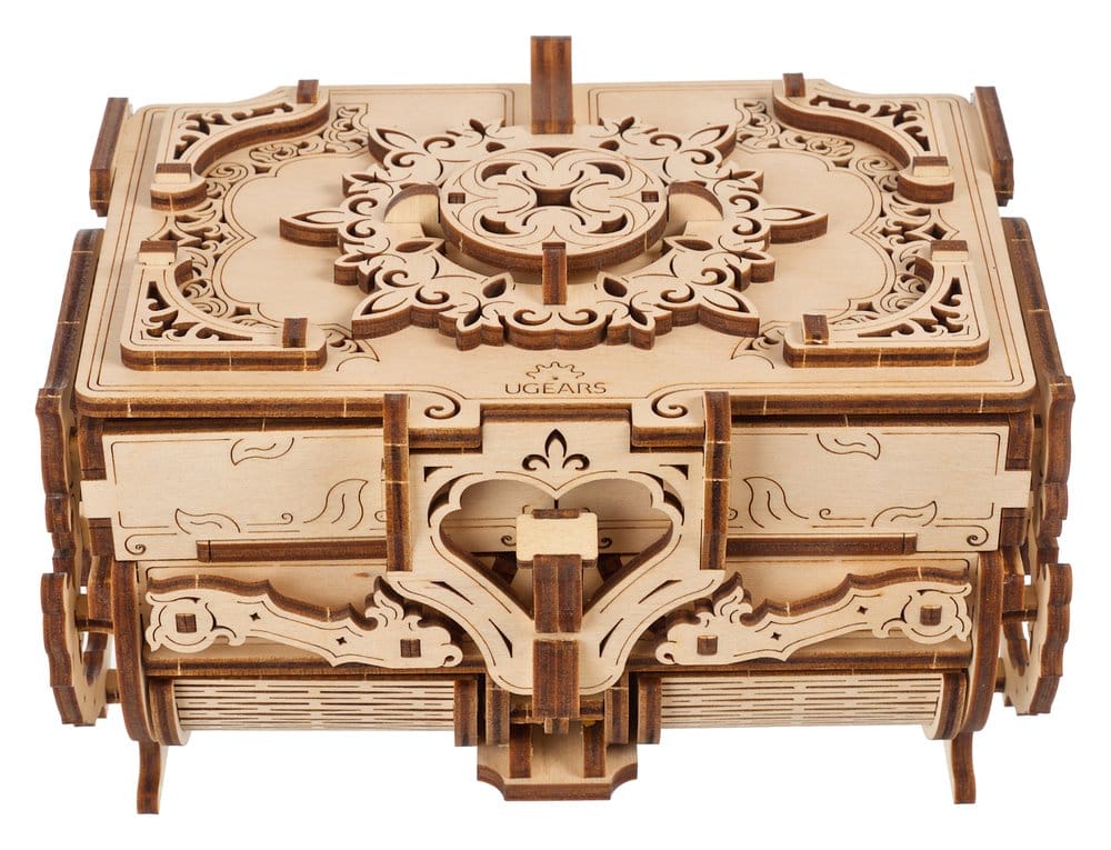 Ugears Modellbausatz aus Holz Antik-Schatulle