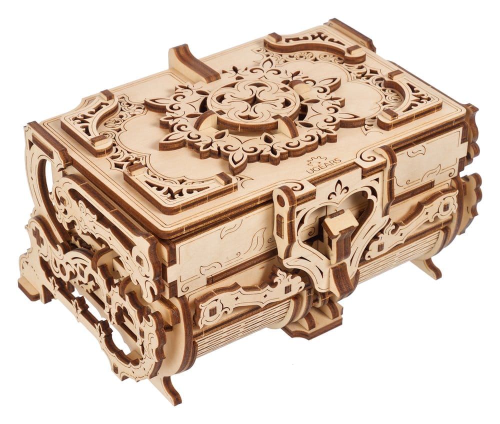 Ugears Modellbausatz aus Holz Antik-Schatulle
