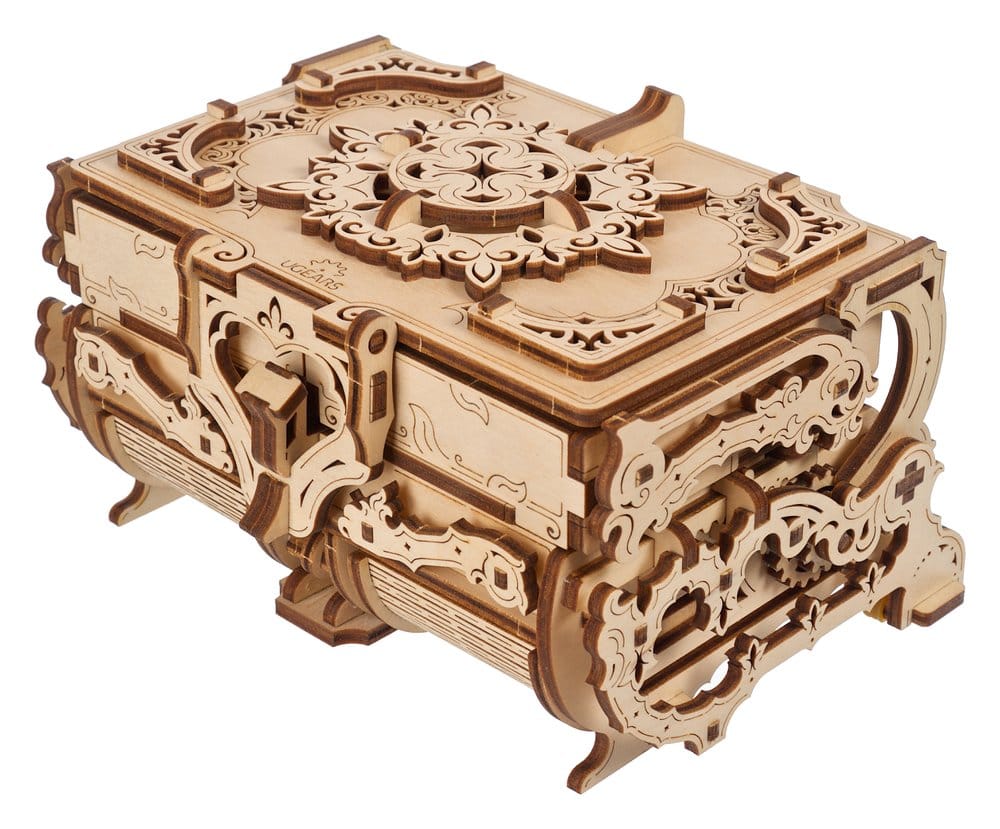 Ugears Modellbausatz aus Holz Antik-Schatulle