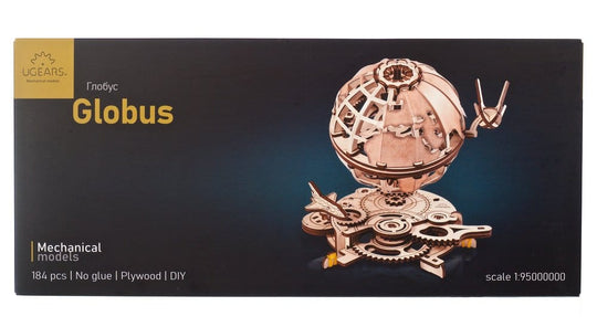 Ugears Modellbausatz aus Holz Globus