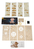 Ugears Modellbausatz aus Holz Globus