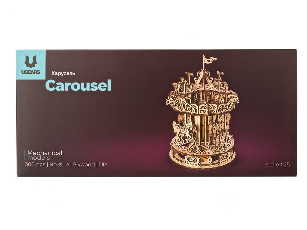 Ugears Modellbausatz aus Holz Karussell