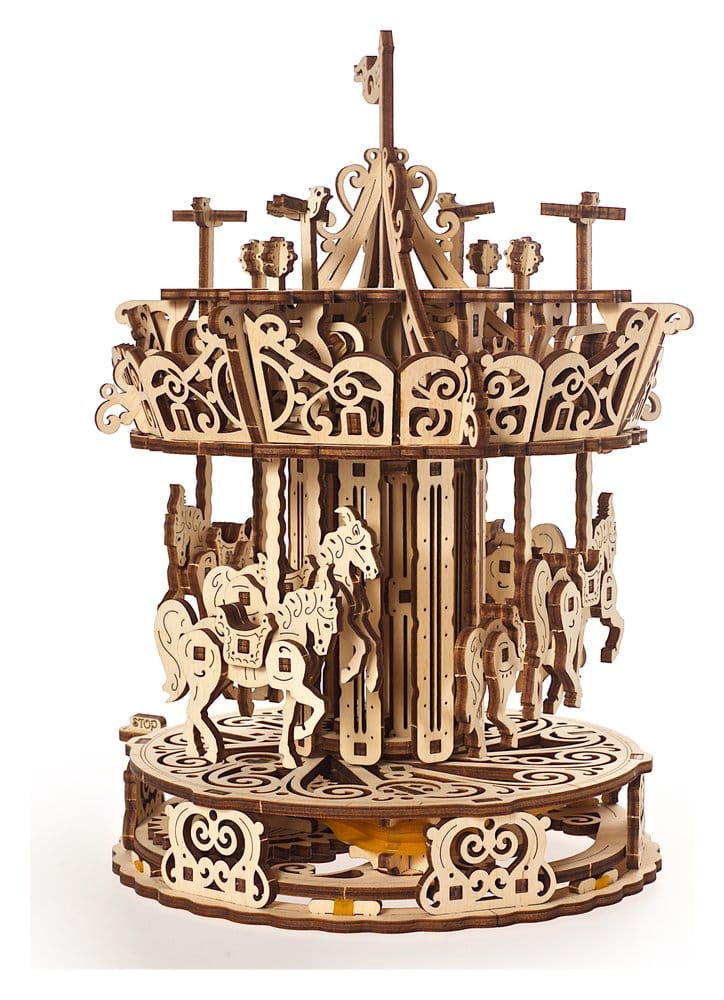Ugears Modellbausatz aus Holz Karussell