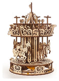 Ugears Modellbausatz aus Holz Karussell