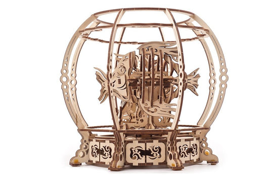 Ugears Modellbausatz aus Holz Mechanisches Aquarium