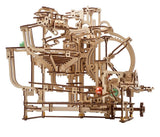 Ugears Modellbausatz aus Holz Murmel-Stufenbahn
