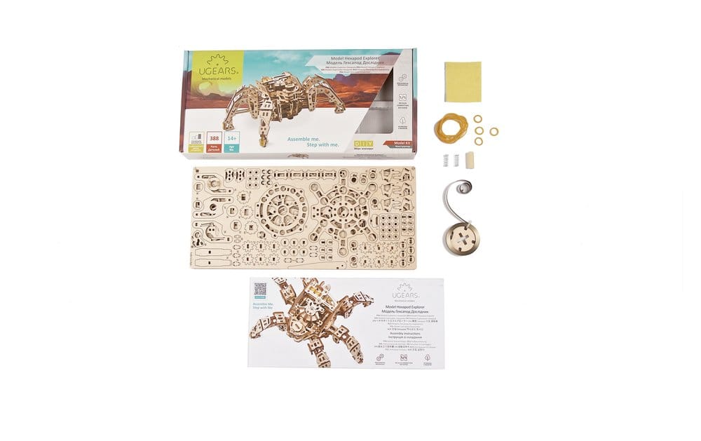 Ugears Modellbausatz aus Holz Hexapod-Explorer