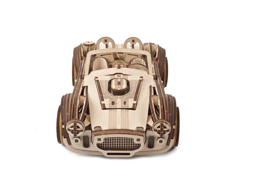 Ugears Modellbausatz aus Holz Cobra Drift Rennwagen