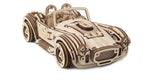 Ugears Modellbausatz aus Holz Cobra Drift Rennwagen