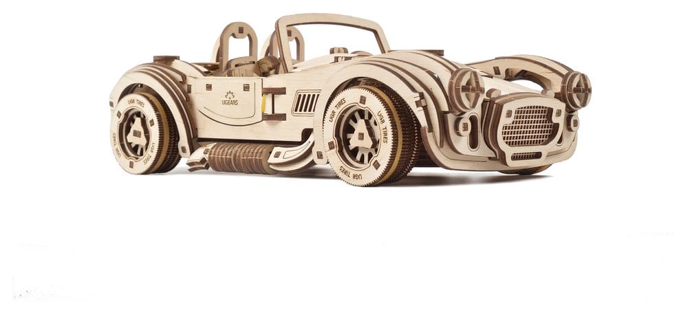 Ugears Modellbausatz aus Holz Cobra Drift Rennwagen