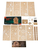 Ugears Modellbausatz aus Holz Tourbillon-Tischuhr Sternengucker